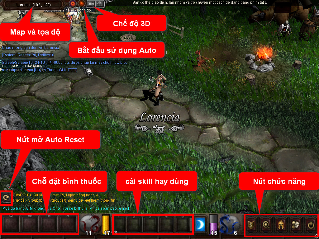 Chức năng chính của Game MU Bóng Ma Chức năng chính của Game MU Bóng Ma
