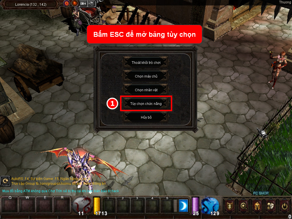 Chức năng chính của Game MU Bóng Ma Chức năng chính của Game MU Bóng Ma